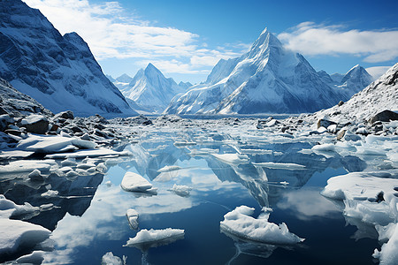 壮丽的冰川图片
