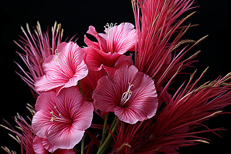 盛开花朵里的花蕊图片