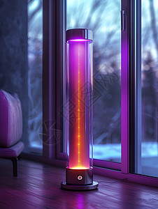 紫色的电子加热器背景图片