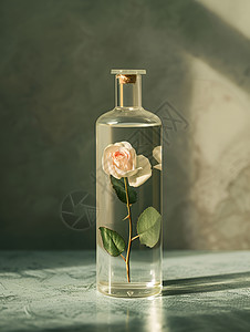 鲜花瓶中的玫瑰图片