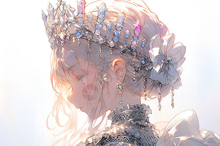 王冠下的仙女图片