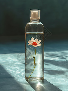 水瓶中的花朵图片