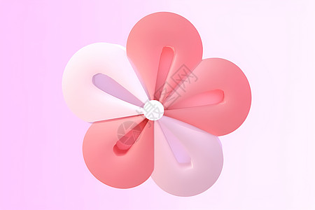 粉色的花朵图标五瓣花高清图片