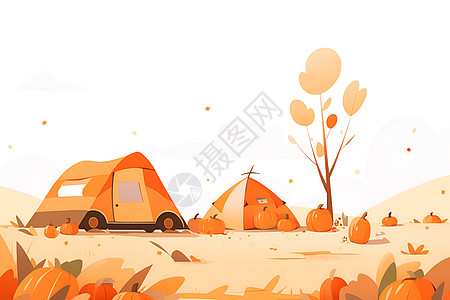 一座帐篷图片