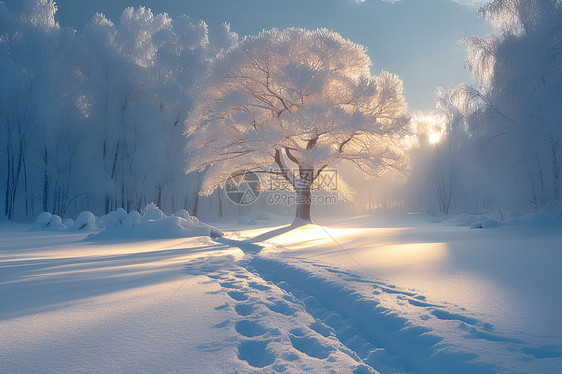 冬日之光图片