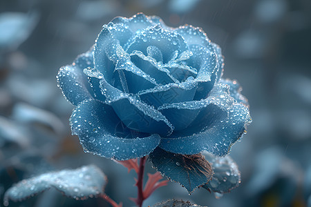 蓝色的花朵背景图片