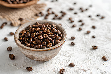 咖啡豆之美背景图片