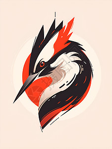 啄木鸟的矢量图标高清图片