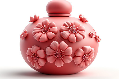粉色中国花瓶图片
