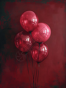红气球美丽图片