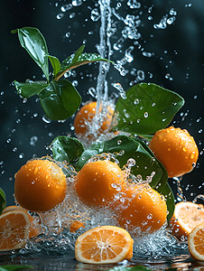 清洗橙子图片