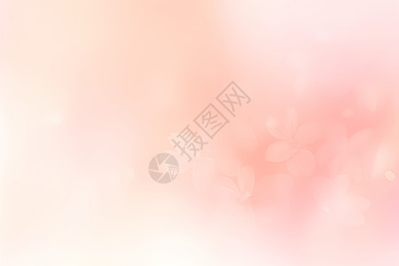 机械零件背景模糊花海樱花粉色壁纸插画