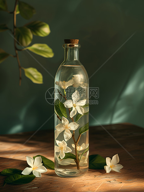 香气盈溢的花瓶图片