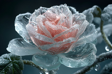 冬日玫瑰图片