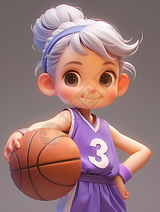 篮球女孩图片