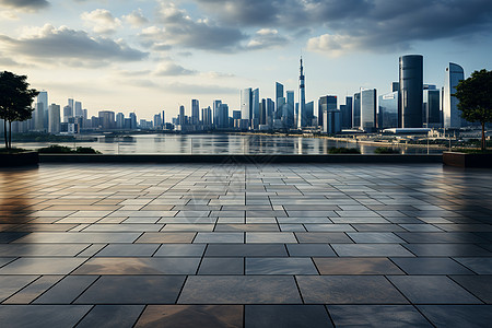 地王大厦城市风景背景