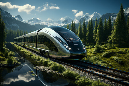 高速新能源列车图片