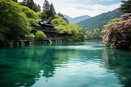 美丽的建筑和风景背景图片