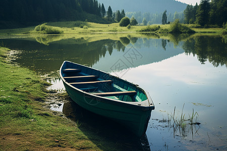 湖畔的宁静与美丽图片