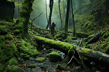 森林中的自然环境图片