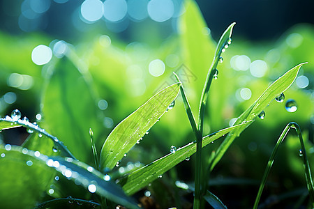 清新生机植物图片