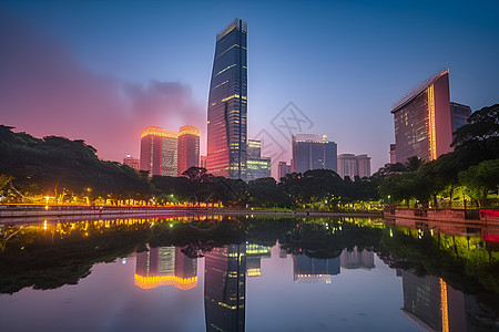 城市夜景背景图片