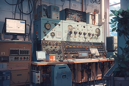 核反应堆控制面板图片