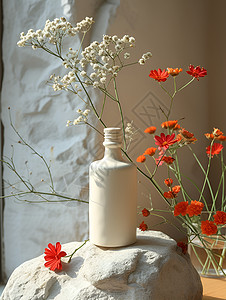 生态艺术中的花瓶图片