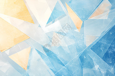 透明冰晶纹理图片