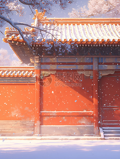 冬天的紫禁城图片