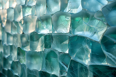 抽象的几何玻璃背景图片