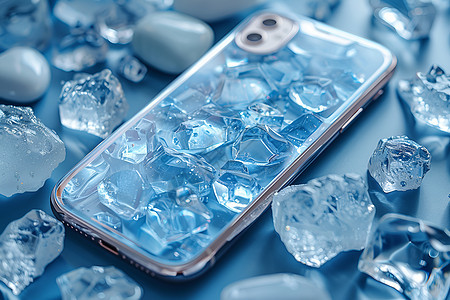 冰晶后壳的手机图片