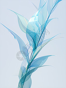 青色植物图片