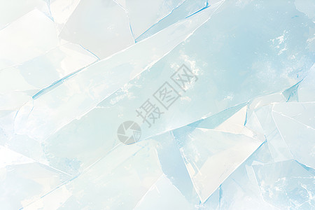 冰与玻璃的几何结合图片
