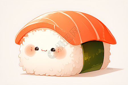 寿司人物背景图片
