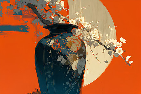 亚洲花瓶与艺术图片
