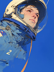 戴头盔的宇航员图片