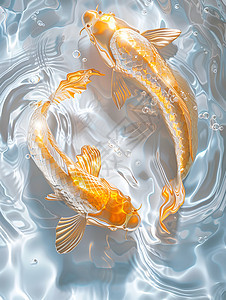 水中的金鱼图片