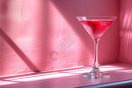 玫瑰色调的鸡尾酒背景图片
