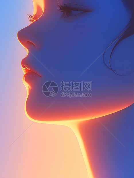 时髦的美丽美女图片