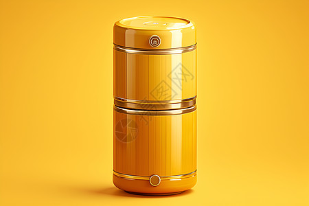 黄色的电器水壶背景图片