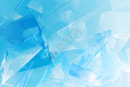 几何玻璃元素图片
