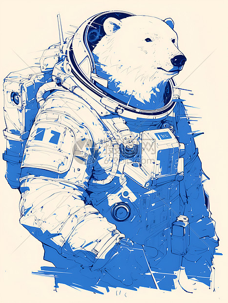 宇航员熊图片