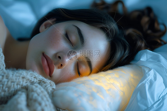 睡觉的女人图片