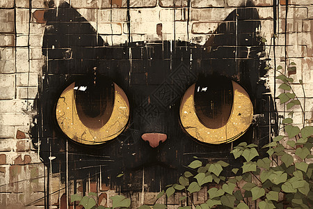 猫咪街头艺术图片