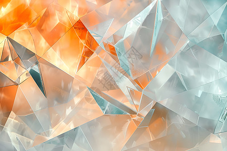 五彩斑斓的抽象水晶纹理图片
