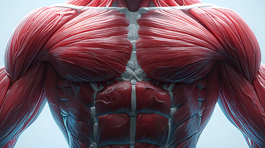 人体肌骨模型图片