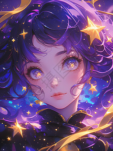 星际少女背景图片