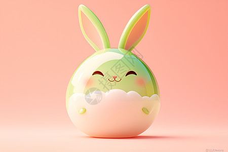 糖棉兔的欢乐表情图片