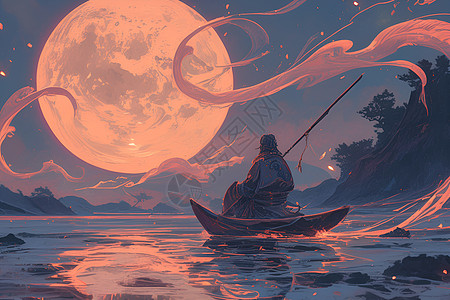 月夜之舟图片